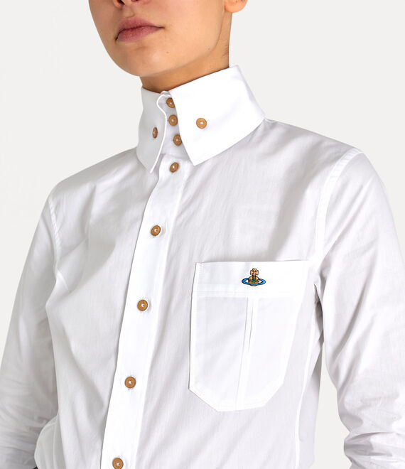 Vivienne Westwood Classic Krall Shirt in WHITE